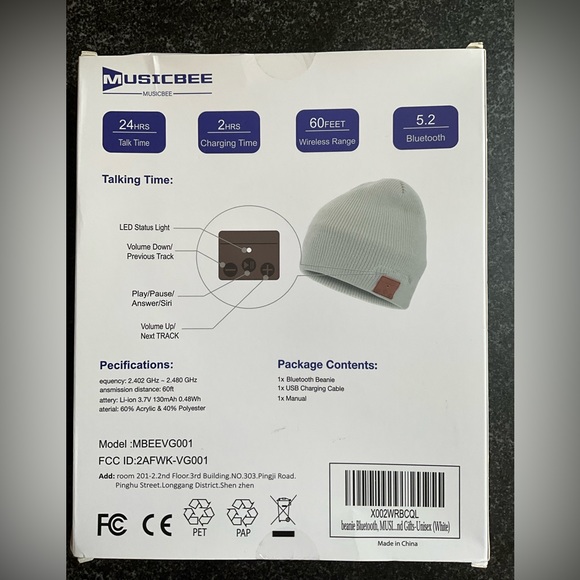 Musicbee bluetooth beanie - Picture 2 of 2